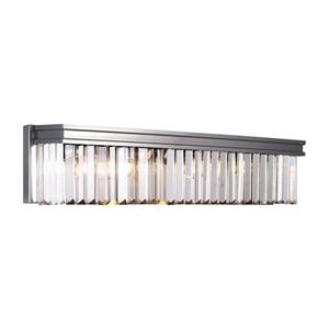 Sea Gull Lighting Carondelet 1-Light 25.5-in Antique brushed Nickel Rectangle Vanity Light