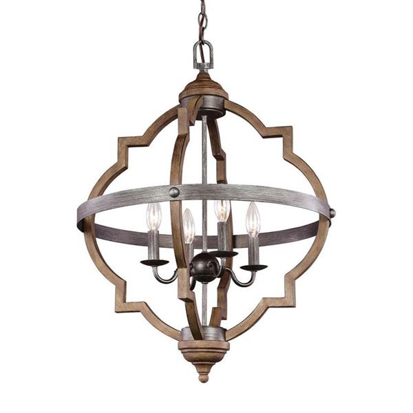 Generation Lighting Socorro Stardust Transitional Cage Pendant