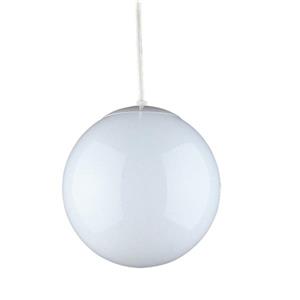 Generation Lighting Leo White Modern Opal Glass Globe Pendant