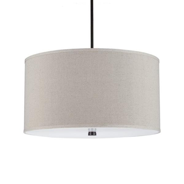 Generation Lighting Dayna Burnt Sienna Modern Drum Pendant