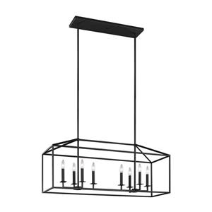Sea Gull Lighting Perryton 40-in W 8-Light Blacksmith Kitchen Island Light