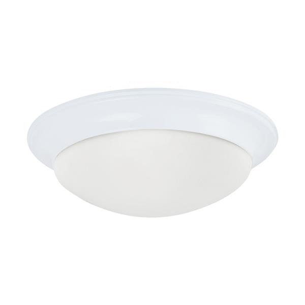 Generation Lighting Nash 16.75-in W White Flush Mount Light