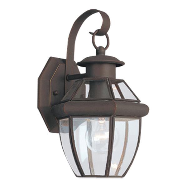 Generation Lighting Lancaster 12-in H Antique Bronze Outdoor Wall Light