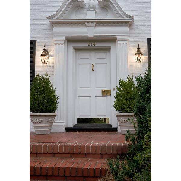 Generation Lighting Lancaster 23-in H Antique Bronze Outdoor Wall Light