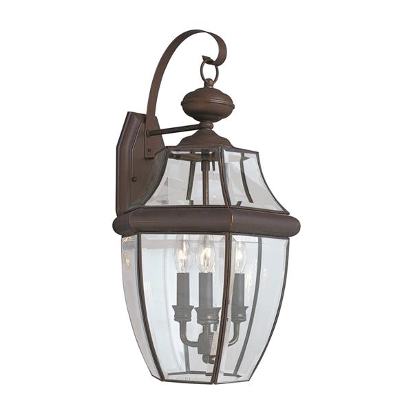 Generation Lighting Lancaster 23-in H Antique Bronze Outdoor Wall Light