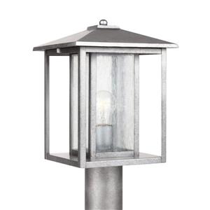 Sea Gull Lighting Hunnington 15-in H Weathered Pewter Post Light