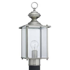Sea Gull Lighting Jamestowne 17.25-in H Antique Brushed Nickel Post Light