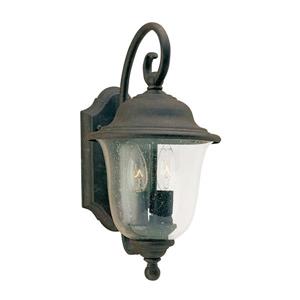 Generation Lighting Trafalgar 14.75-in H Oxidized Bronze Outdoor Wall Light