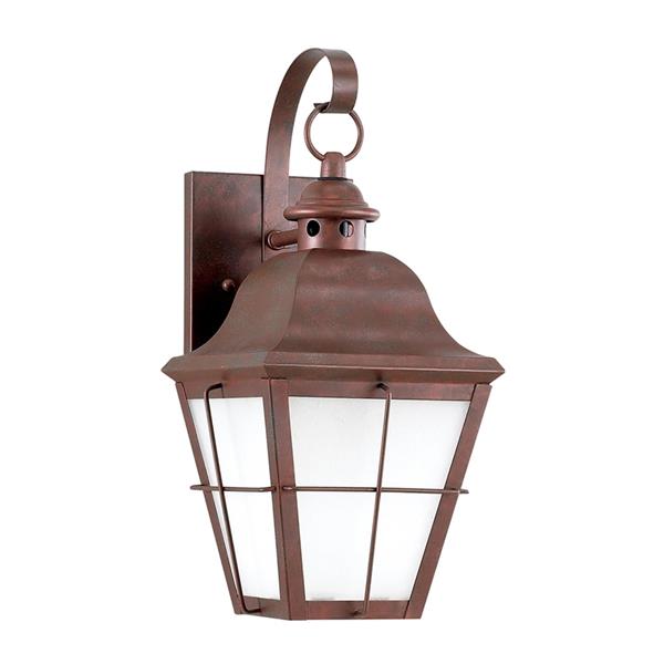 Generation Lighting Chatham 14.5-in H Weathered Copper Dark Sky Outdoor Wall Light