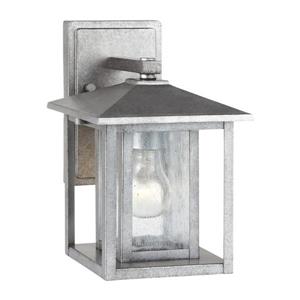 Generation Lighting Hunnington 11-in H Weathered Pewter Outdoor Wall Light