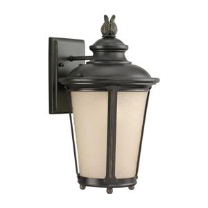 Generation Lighting Cape May 15.5-in H Burled Iron Outdoor Wall Light