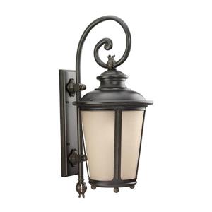 Sea Gull Lighting Cape May 29.75-in H Burled Iron Outdoor Wall Light