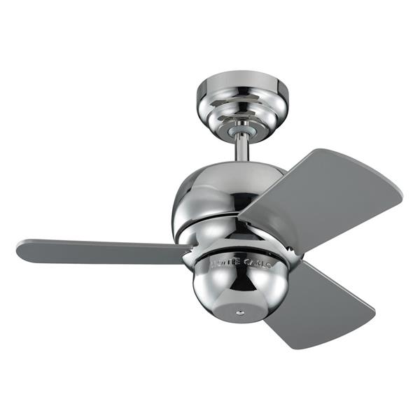 Monte Carlo Fan Company Micro 24 In Polished Nickel Indoor