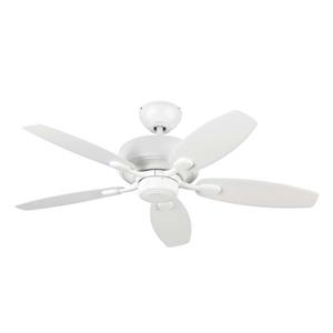 Monte Carlo Fan Company Centro Max II 44-in Rubberized White Indoor Ceiling Fan