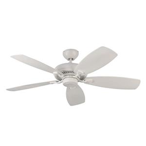 Monte Carlo Fan Company Designer Max 52-in Rubberized White Indoor Ceiling Fan ENERGY STAR