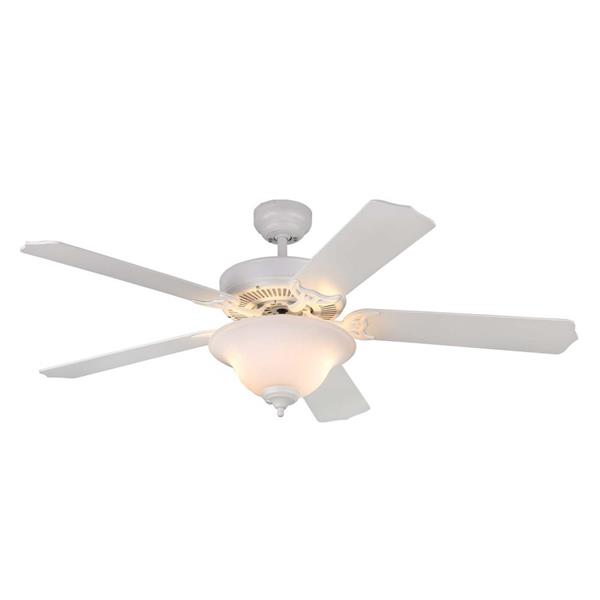 Monte Carlo Fan Company Homeowner Max 52 In Rubberized White