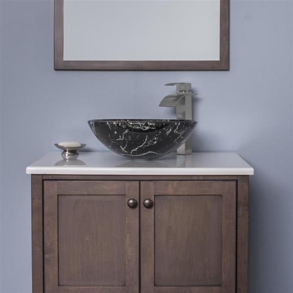 Novatto PALLINA Glass Vessel Bathroom Sink