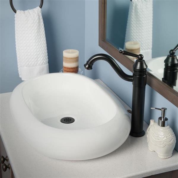 Novatto Oil rubbed Bronze 1-Handle Vessel Bathroom Sink Faucet