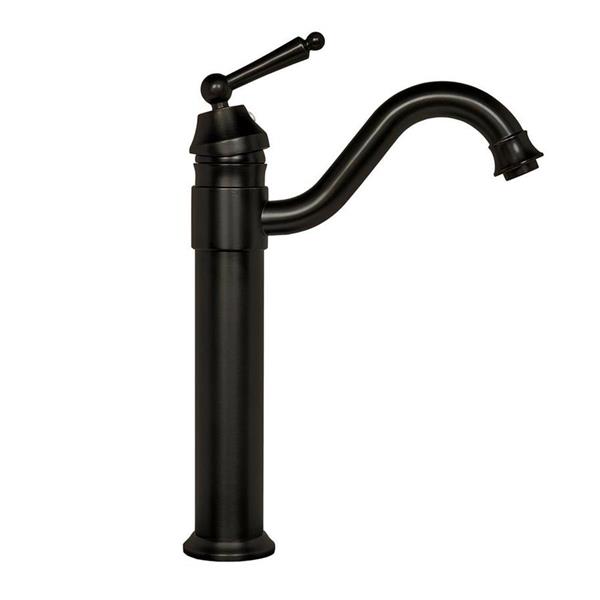 Novatto Oil rubbed Bronze 1-Handle Vessel Bathroom Sink Faucet