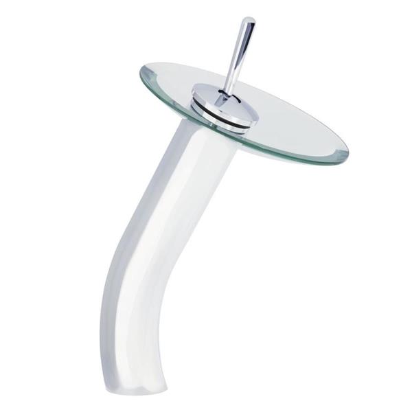 Novatto Chrome 1-Handle Vessel Bathroom Sink Faucet