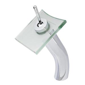 Novatto Chrome 1-Handle Vessel Bathroom Sink Faucet