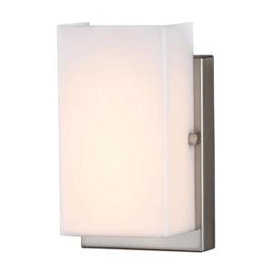 Generation Lighting Vandeventer 4.5-in W 1-Light Brushed Nickel Wall Wash LED Wall Sconce