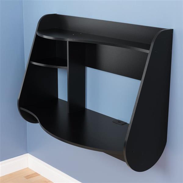 Prepac Contemporary Black Floating Desk Behw 0901 1 Rona