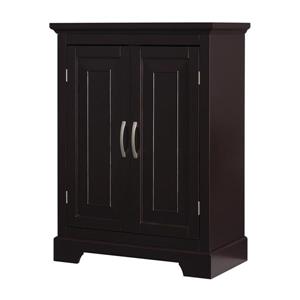 Elegant Home Fashions Collette Dark Espresso 3-Shelf Office Cabinet