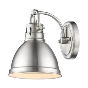 Golden Lighting Duncan CH 3-Light 24.5-in Chrome Dome Vanity Light