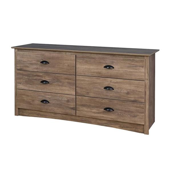 Prepac Salt Spring 6-Drawer Dresser