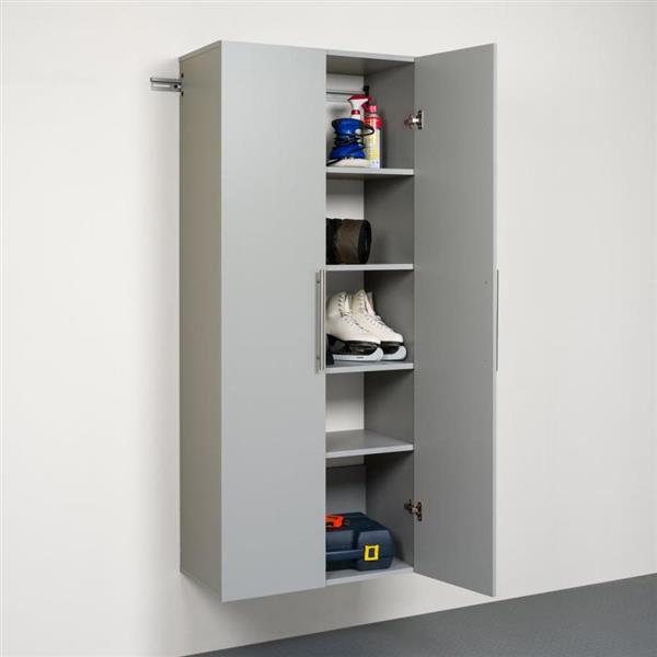 Prepac HangUps 30-In Grey Wall Mount Storage Cabinet