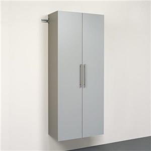 Prepac HangUps 30-In Grey Wall Mount Storage Cabinet