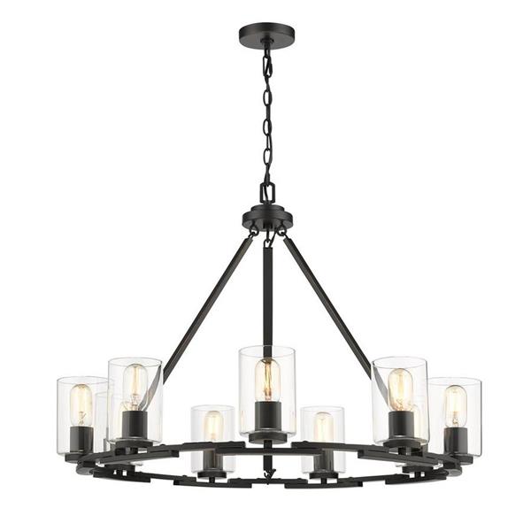 black chandelier rona