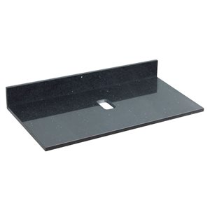American Imaginations Xena Quartz Top - 36" - Black
