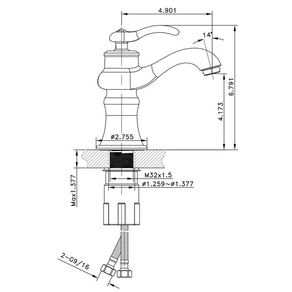American Imaginations Wall Mount Vessel Set - 17.5-in - Ceramic - White