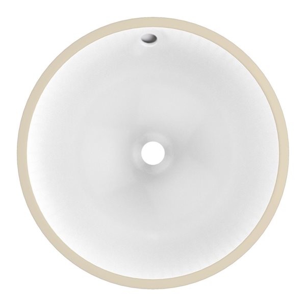 American Imaginations Sink Set - 16.5-in - Ceramic - White