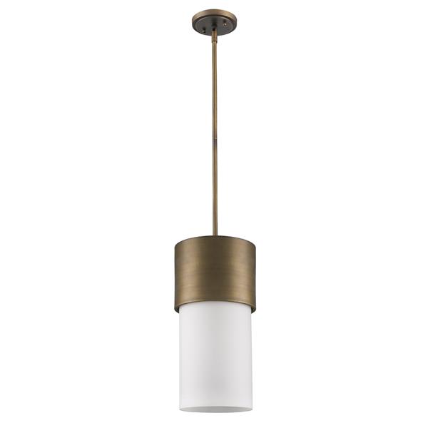 Acclaim Lighting Midtown Matte Brass 1-Light Pendant Light