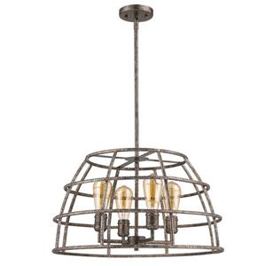 Acclaim Lighting Rebarre Anitque Pewter 4-Light Pendant Light