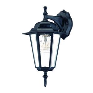 Acclaim Lighting Camelot 14.50-in x 8-in Matte Black Wall Mounted Lantern