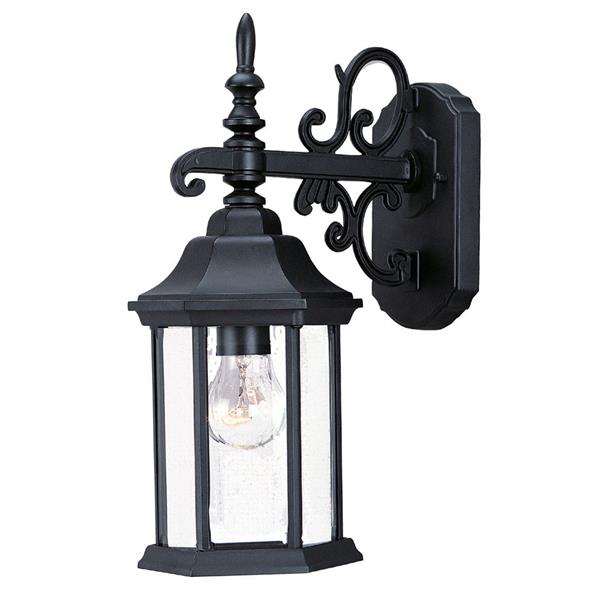 Acclaim Lighting Madison 15.00-in x 6.10-in Matte Black Outdoor Wall-Mount Light