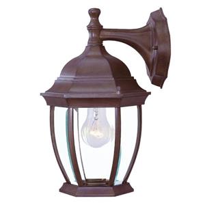 Acclaim Lighting Wexford 13.25-in Burled Walnet Outdoor Wall Lantern