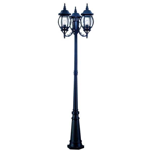 Acclaim Lighting Black Chateau Outdoor Lantern and Post