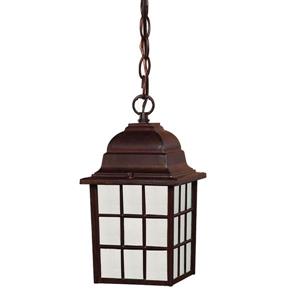 Acclaim Lighting Nautica 11.00-In x 6.00-In Burled Walnut 1 Light Outdoor Lantern