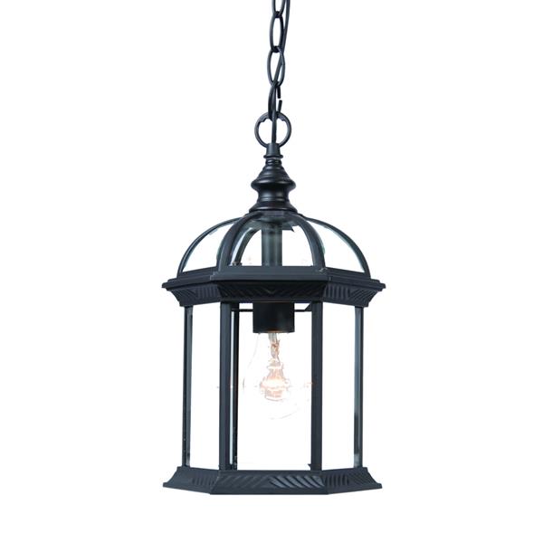 Acclaim Lighting Dover 13.75-in x 	8.00-in Matte Black 1 Light Hanging Outdoor Lantern