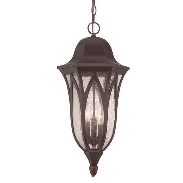 Acclaim Lighting Milano 23.25-in x 11.00-in 	Architectural Bronze 3 Light Hanging Outdoor Lantern