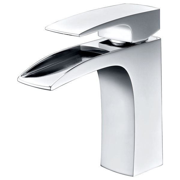 American Imaginations 13.75-in W Rectangle Vessel Set With 1 Hole Center Faucet Above Counter