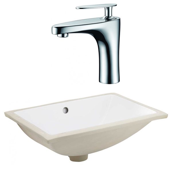 American Imaginations 20 75 In Ceramic White Undermount Sink Set With   330599373 MainImage 001 L 