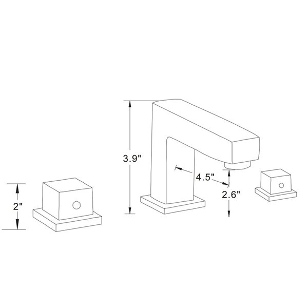 American Imaginations 18.25-in. W CUPC Rectangle Undermount Sink Set in Biscuit - Black Hardware - Overflow Drain Incl.