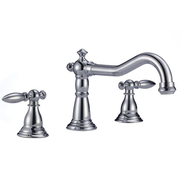 American Imaginations 18.25-in W Rectangle Undermount Sink Set With 3-Hole 8-in CTC CUPC Faucet Chrome/Biscuit