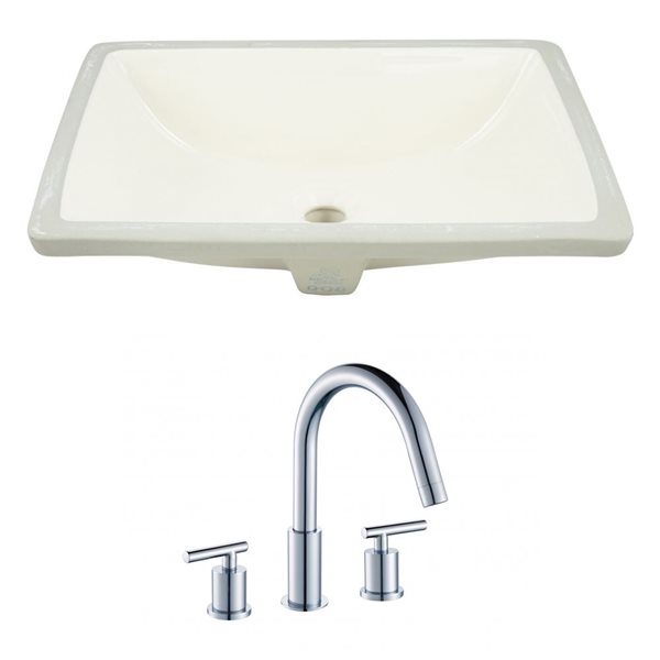 American Imaginations 20 75 In W Rectangle Undermount Sink